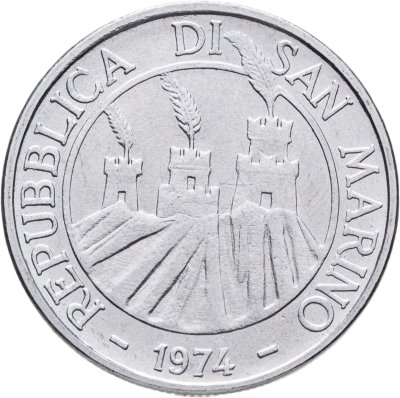 купить Сан-Марино 50 лир (lire) 1974