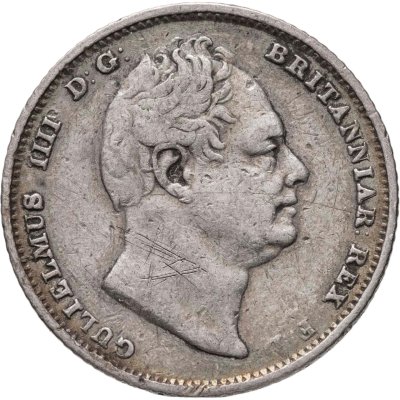 купить Великобритания 6 пенсов (pence) 1834