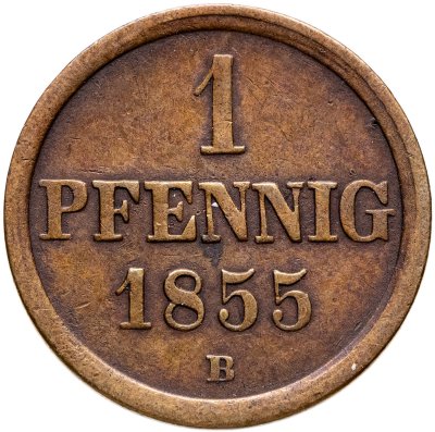 купить Ганновер 1 пфенниг 1855