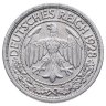 Купить Германия 50 рейхспфеннигов (reichspfennig) 1928, знак монетного двора "J" — Гамбург