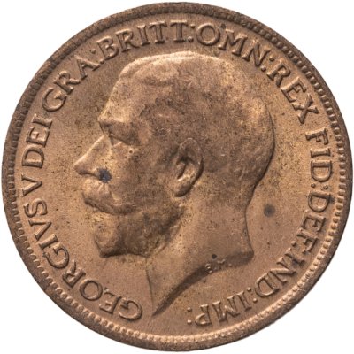 купить Великобритания 1 фартинг (farthing) 1918