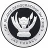 Купить Демократическая Республика Конго 240 франков 2010 "Китайский гороскоп - Год тигра. Удача"