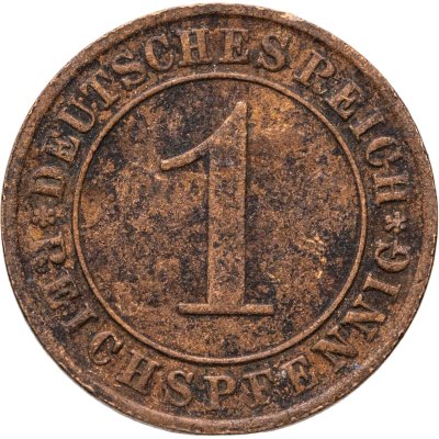 купить Германия 1 рейхспфенниг (reichspfennig) 1932 A