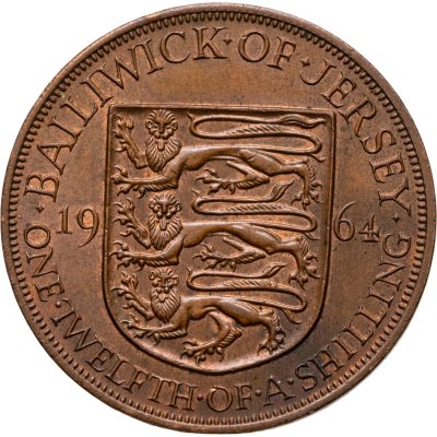 купить Джерси 1/12 шиллинга (shilling) 1964