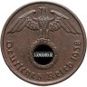 Купить Германия (Третий рейх) 2 рейхспфеннига (reichspfennig) "A" 1938
