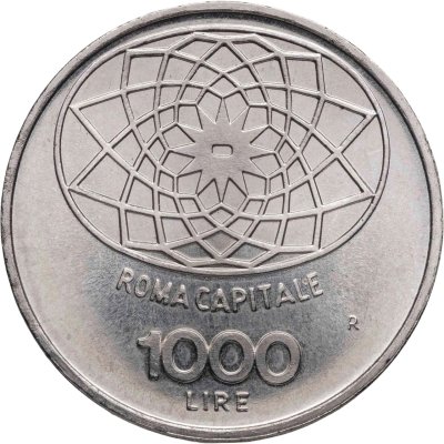 купить Италия 1000 лир 1970 "100-летие Рима в качестве столицы Италии"