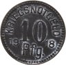 Купить Германия "Апольда" 10 пфеннигов 1918 нотгельд