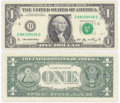 купить США 1 доллар 2006 (Pick 523a) D-Кливленд "FW" (Fort Worth)