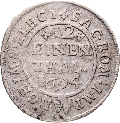 купить Саксония 1/12 талера (thaler) 1694