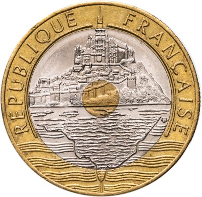 купить Франция 20 франков (francs) 1993