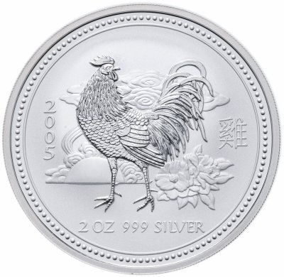 купить Австралия 2 доллара (dollars) 2005 "Год петуха"