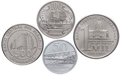 купить Парагвай набор монет 2008-2016 (4 штуки)