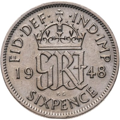 купить Великобритания 6 пенсов 1948
