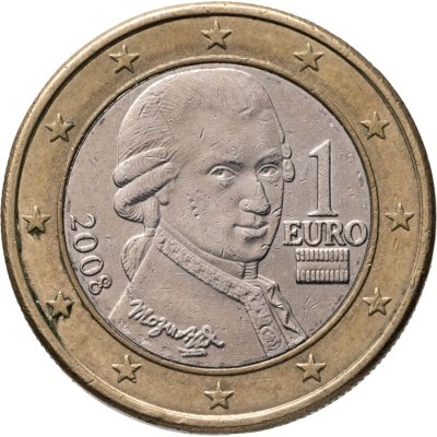 купить Австрия 1 евро 2008