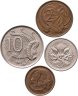Купить Австралия набор из 4 монет от 1, 2, 5, 10 центов 1966-1980 Елизавета II