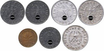 купить Германия набор из 8 монет 1935-1950