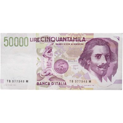 купить Италия 50000 лир 1992 (Pick 116b)