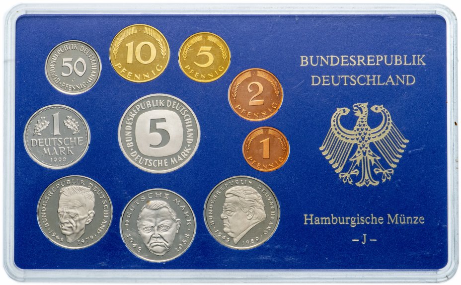 купить Германия набор из 10 монет 1990
