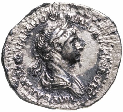 купить Римская империя, Траян, 98-117 Годы, Денарий. (Фелицитата)