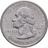 Купить США 25 центов (квотер, 1/4 доллара, quarter dollar) 1999 D Коннектикут (Connecticut) знак монетного двора "D" - Денвер