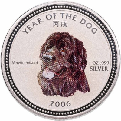 купить Камбоджа 3000 риелей 2006 "Год собаки: Ньюфаундленд"