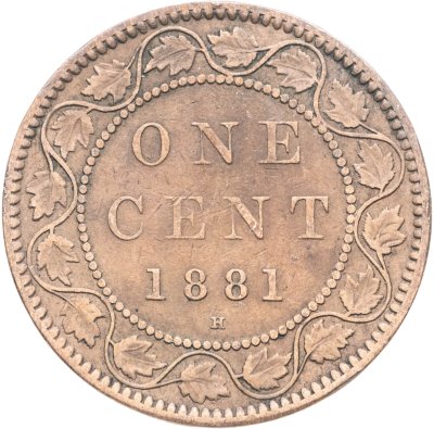 купить Канада 1 цент (cent) 1881