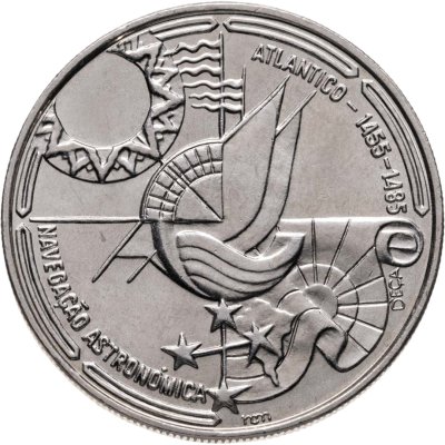 купить Португалия 100 эскудо (escudos) 1990 Золотой век открытий - Астронавигация