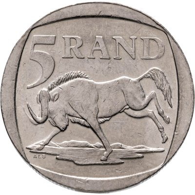 купить ЮАР 5 рэндов (рандов, rand) 2002