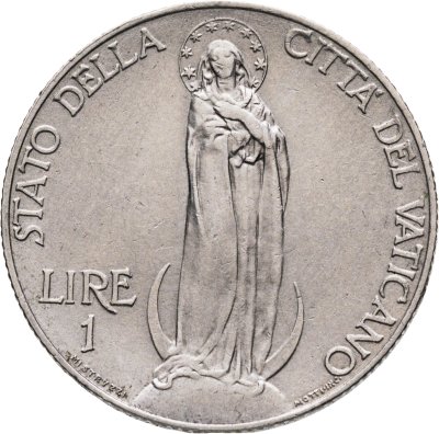 купить Ватикан 1 лира (lira) 1930