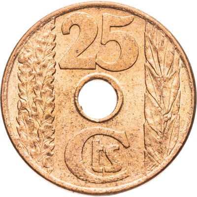 купить Испания 25 сентимо (centimos) 1938