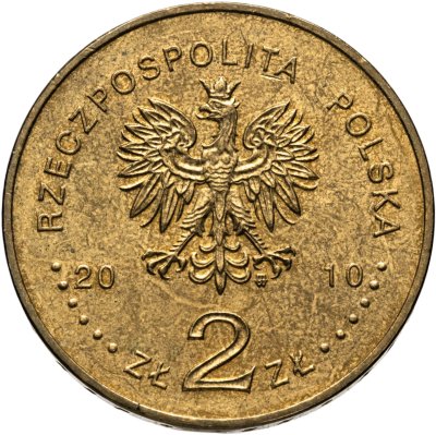 купить Польша 2 злотых 2010 "История польской музыки - Кшиштоф Комеда"