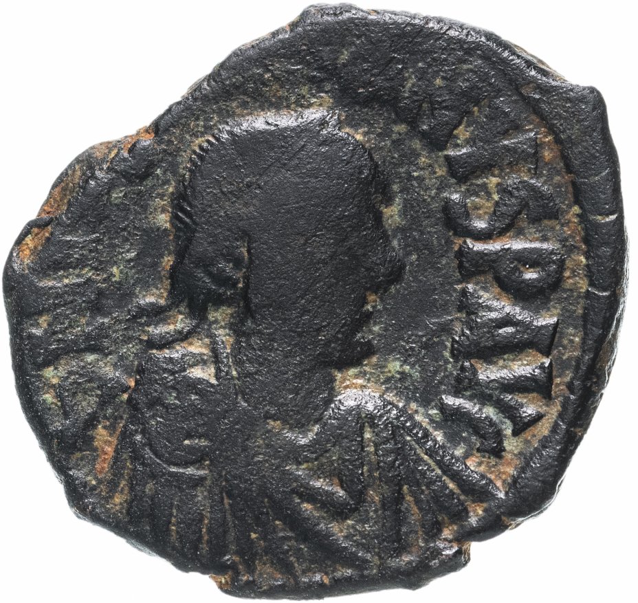 купить Византийская империя, Юстиниан I, 527-565 годы, 1/4 фоллисa (Декануммии).