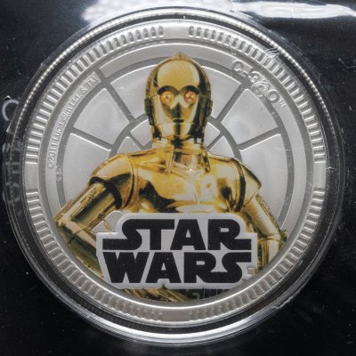 купить Остров Ниуэ 1 доллар 2011 «Звездные войны - робот C-3PO»