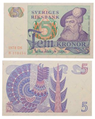 купить Швеция 5 крон 1978 года (Pick 51d)