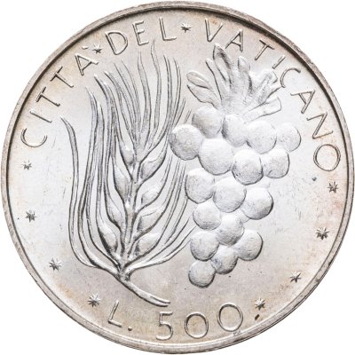 купить Ватикан 500 лир (lire) 1972