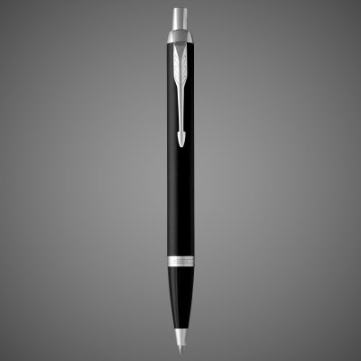 Купить Шариковая ручка Parker IM Metal Black CT лак матовый, стержень: M, цвет чернил: black, в подарочной упаковке., Лаки и смолы: лак, латунь, пластик, хром, 2026 г.