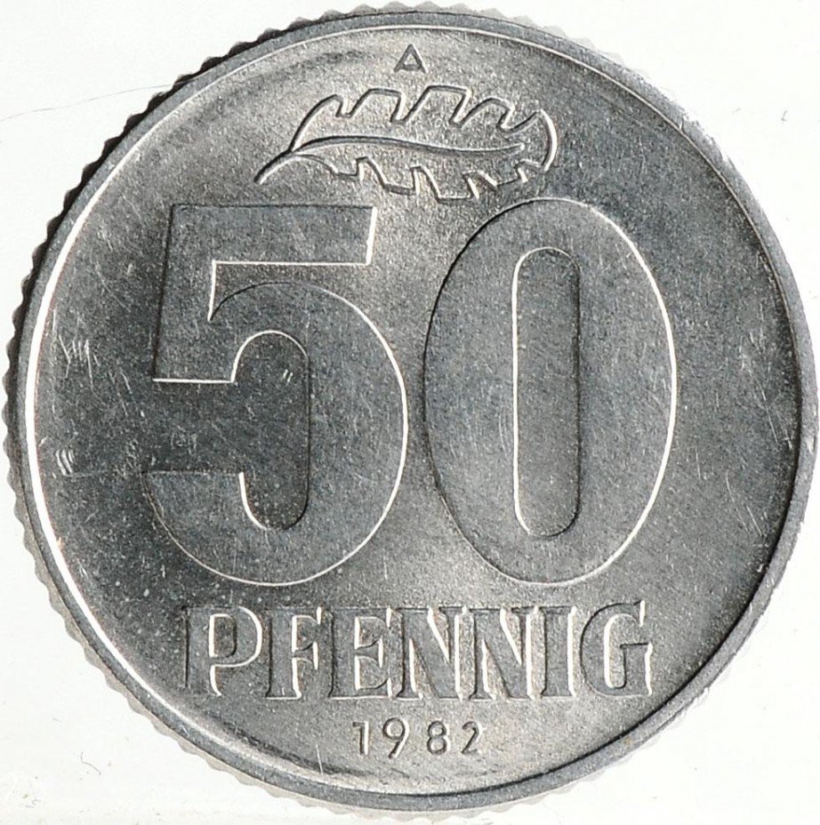 купить Восточная Германия (ГДР) 50 пфеннигов 1982