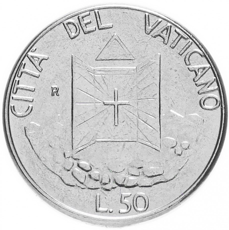 купить Ватикан 50 лир 1990