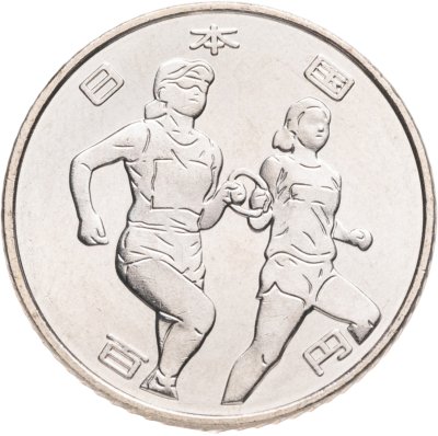 купить Япония 100 йен 2019 "XXXII Летние Олимпийские игры в Токио 2020: Легкая Атлетика"
