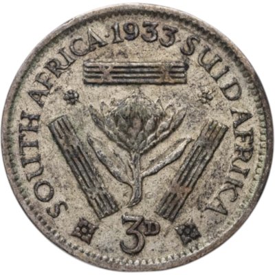 купить ЮАР 3 пенса (pence) 1933