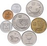 Купить Израиль набор монет для обращения 1980-1985 (7 штук)