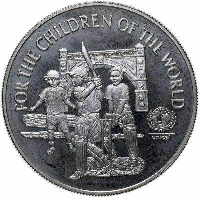 купить Барбадос 5 долларов (dollars) 2001 ЮНИСЕФ - Для детей мира