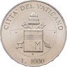 Купить Ватикан 1000 лир (lire) 2000 "22-й год правления Иоанна Павла II"