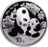 Купить Китай 10 юаней (yuan) 2024 "Панда" в слабе Монетник.ру PF68