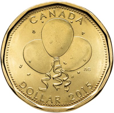 купить Канада 1 доллар 2015 "Шары"