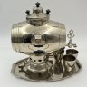 Купить Штоф для крепких напитков в виде самовара "Москва 80", металл, пластик, СССР, 1980 г.