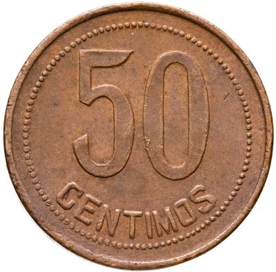 купить Испания 50 сентимо (centimos) 1937