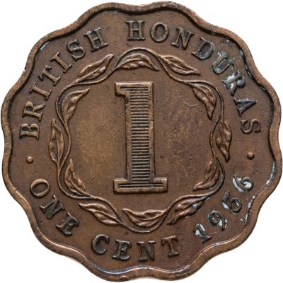 купить Британский Гондурас 1 цент (cent) 1956