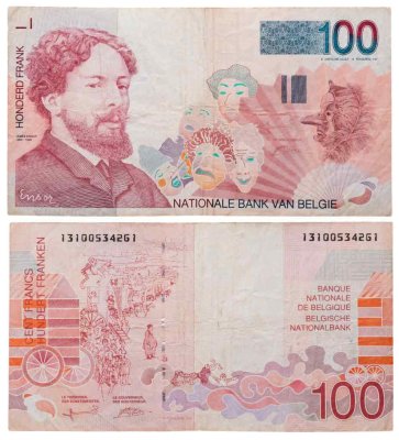 купить Бельгия 100 франков 1995 год