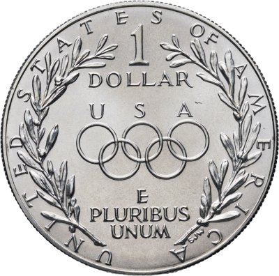 купить США 1 доллар (dollar) 1988 D "XXIV летние Олимпийские Игры, Сеул 1988"